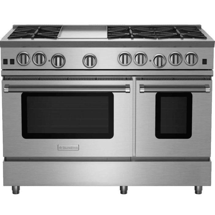 Bluestar 48″ Rnb series range with 12″ griddle - SRG48