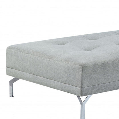 Modway Furniture 74" Gray Velvet Sofa with Toss Pillow & Black Legs – Contemporary Design for Stylish Living Rooms - 491043-HOMEROOTS