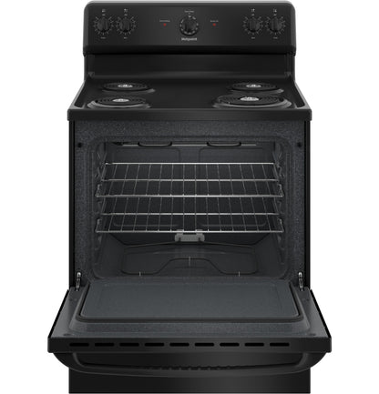 HOTPOINT RBS160DMBB Hotpoint 30" Free-Standing Electric Range -RBS160DMBB-KT