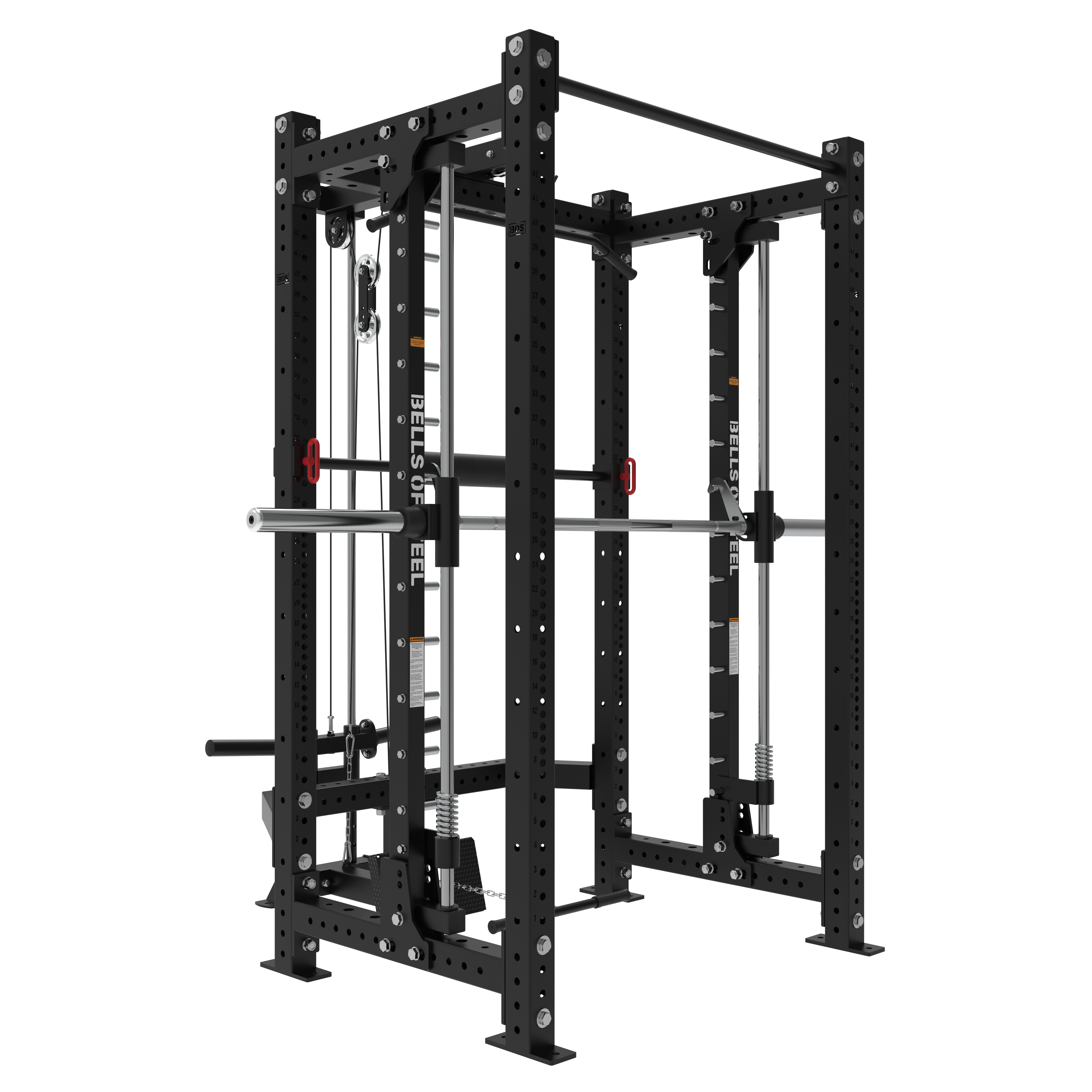 Bells Of Steel Smith Machine Rack With Lat Pulldown - Hydra (3
