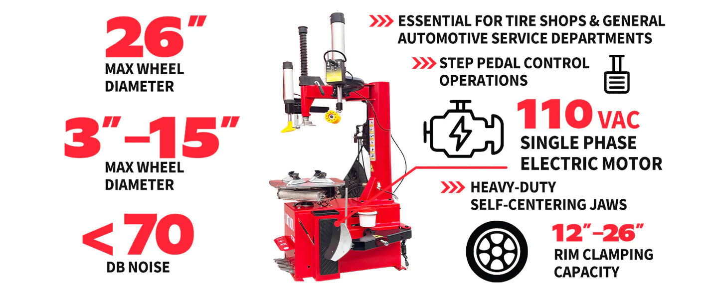 Katool Wheel Clamp Tire Changer Machine - KT-T830