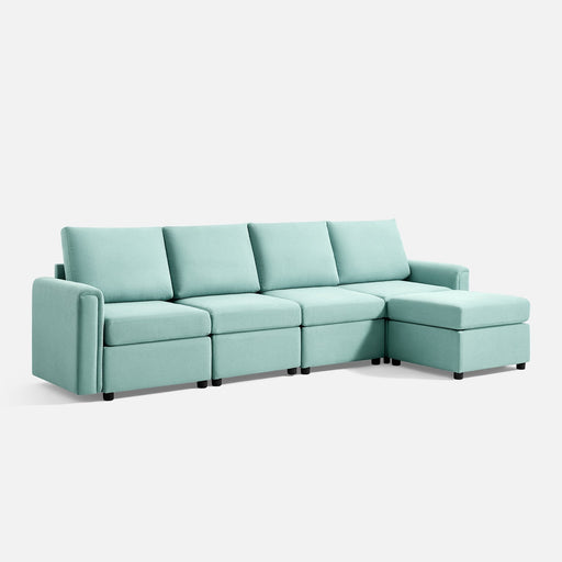 LINSY HOME RUBIK I 4 Seats with Ottoman - US-LH-SPF-Sofa-S900-A11-41-0-00