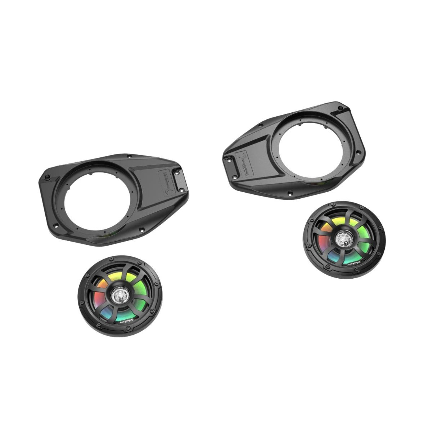 Diamond Audio VSPJP65 -6.5" Speaker pods for 2018+ Jeep Wrangler / Jeep Gladiator 2DR - 4DR - VSPJP65