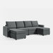 LINSY HOME RUBIK I 4 Seats with 2 Ottomans - US-LH-SPF-Sofa-S900-A11-42-0-00