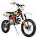 X-PRO Sail 125cc Dirt Bike with 4-Speed Manual Transmission, Kick Start, Big 17"/14" Tires! Zongshen Brand Engine - DB-H05-Green