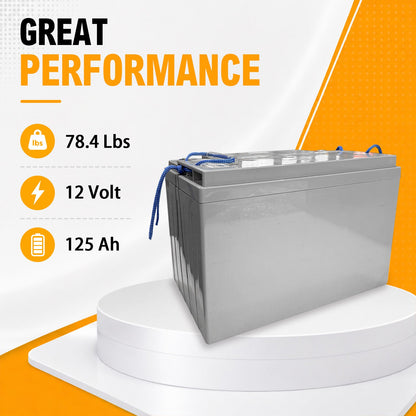 Apollolift 12V/125AH Battery for Fully Powered Stackers - 35302000054