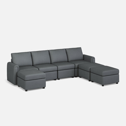 LINSY HOME RUBIK I 4 Seats with 3 Ottomans - US-LH-SPF-Sofa-S900-A11-43-0-00 Price