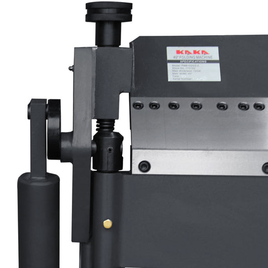 KAKA Industrial PBB-4012, 40-Inch Pan and Box Brake Foot Clamp, Max Clamping Bar Lift 1-7/8 Inch, Max Box Depth 2.5 Inch, Folding Angle 0-135 Degree,Nose Radius 1/32 Inch, Sheet Metal Folding Machine - 173150