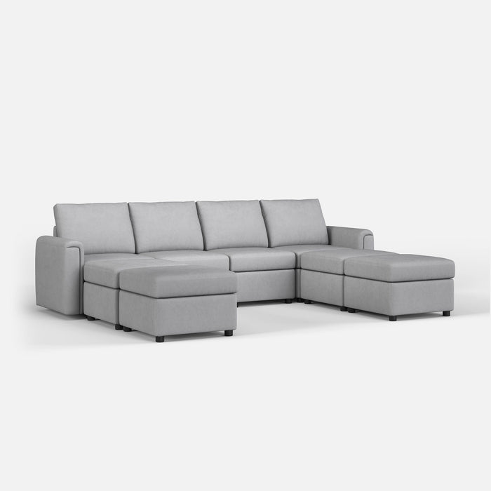 LINSY HOME RUBIK I 4 Seats with 4 Ottomans - US-LH-SPF-Sofa-S900-A11-44-0-00 Price