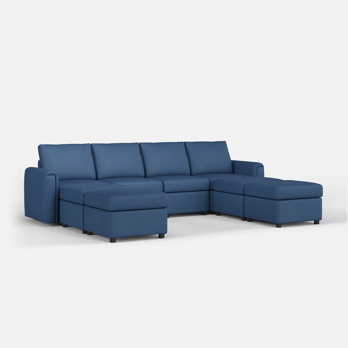 LINSY HOME RUBIK I 4 Seats with 4 Ottomans - US-LH-SPF-Sofa-S900-A11-44-0-00 Price