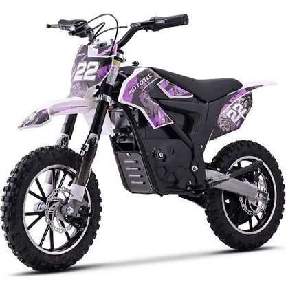 MotoTec 36v 790w Demon Electric Dirt Bike Lithium Purple