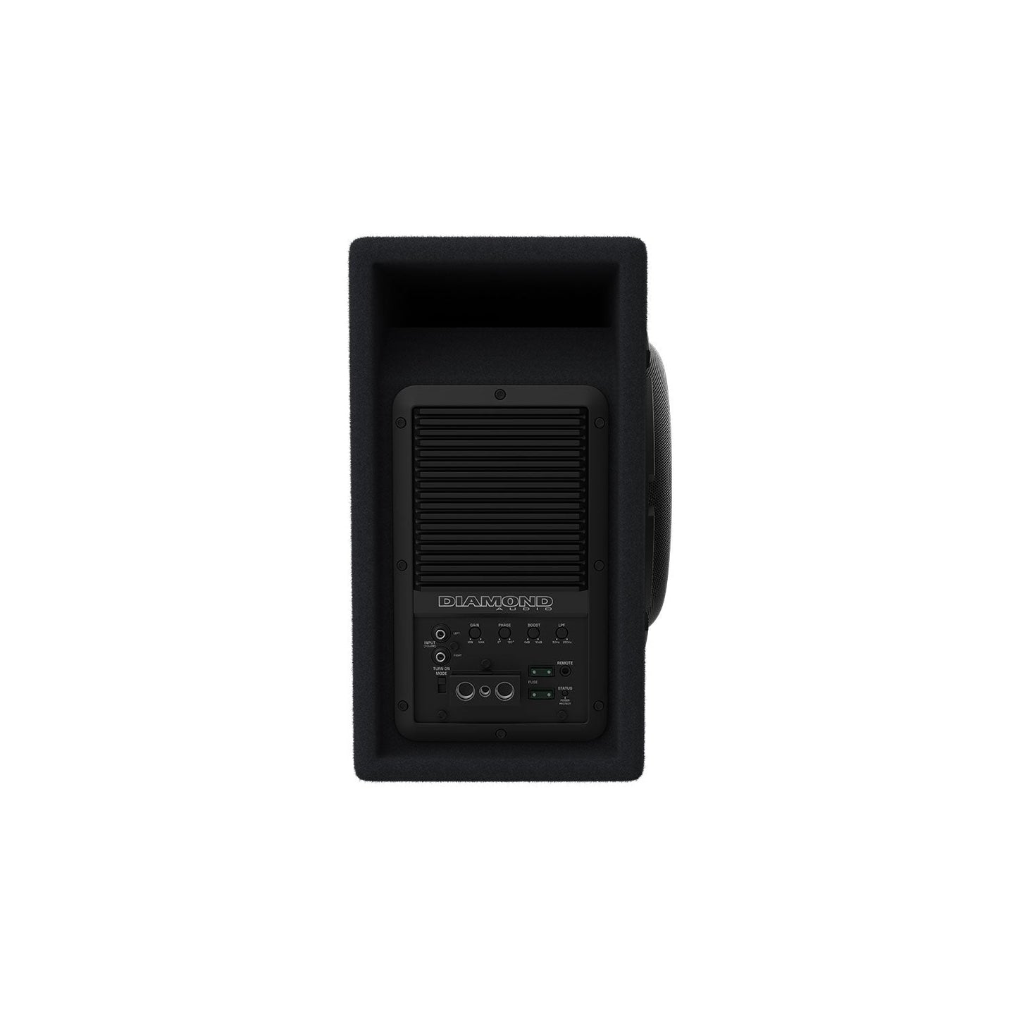 Diamond Audio DES Series 12" Active Slot Vented Subwoofer Enclosure (2Ω) - DESMB12A