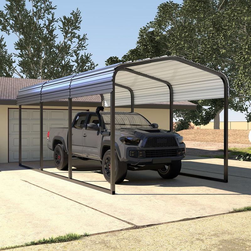 VEIKOUS Outdoor Carport Canopy , Metal Carport Tent Heavy Duty, Garage Car Shelter Shade with Metal Roof 4.8 out of 5 stars, average rating value. Read 49 Reviews. Same page link. 4.8 49 Write a review - PG0216-01