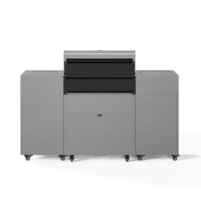 TYTUS Fresno 5-Burner LP/NG Convertible Grill in Gunmetal + Carbon Wood - TDT-021-0105