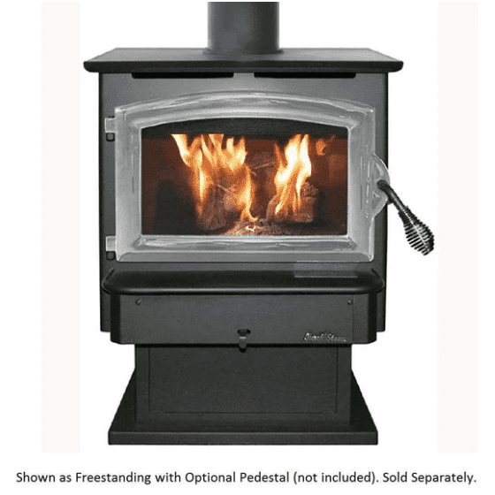 Buck Stove Model 21 1,800 sq. ft. Non-Catalytic Wood Burning Stove with Door New - FP-21