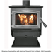 Buck Stove Model 21 1,800 sq. ft. Non-Catalytic Wood Burning Stove with Door New - FP-21