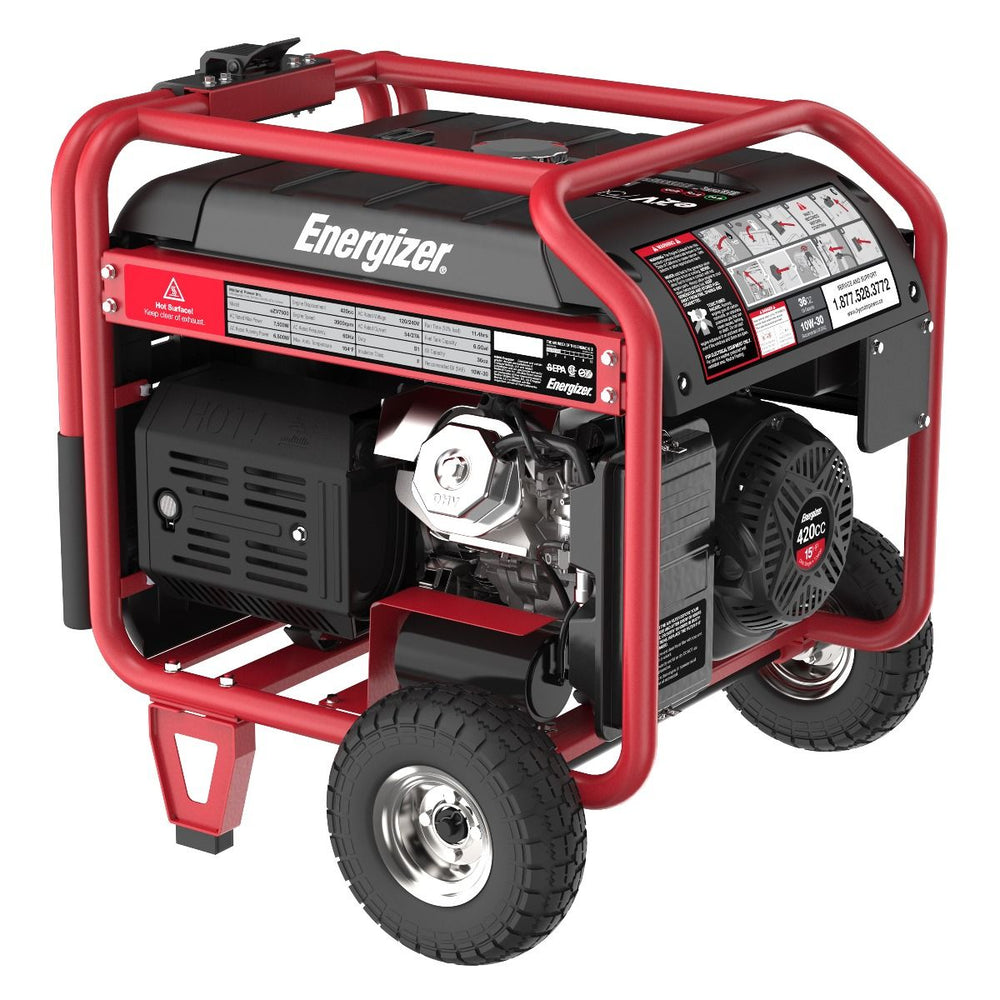 Energizer 6500W/7500W EFI 50 Amp Electronic Fuel Injection Electric Start Inverter - eZV7500