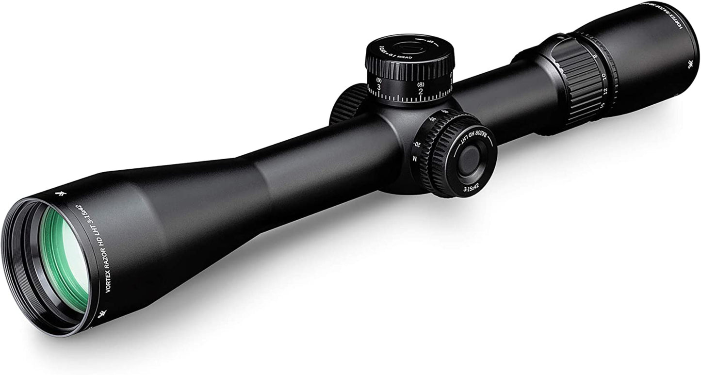Vortex Optics Razor HD LHT 3-15x42 SFP Riflescope HSR-5i (MRAD) Reticle, 30 mm Tube - RZR-31502