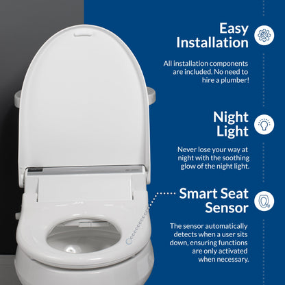 Bio Bidet BB-2000 Bidet Toilet Seat - 7ZBB2000E 000