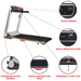 Sunny Health & Fitness Pro Treadmill with Wide Flat Folding and Low Deck