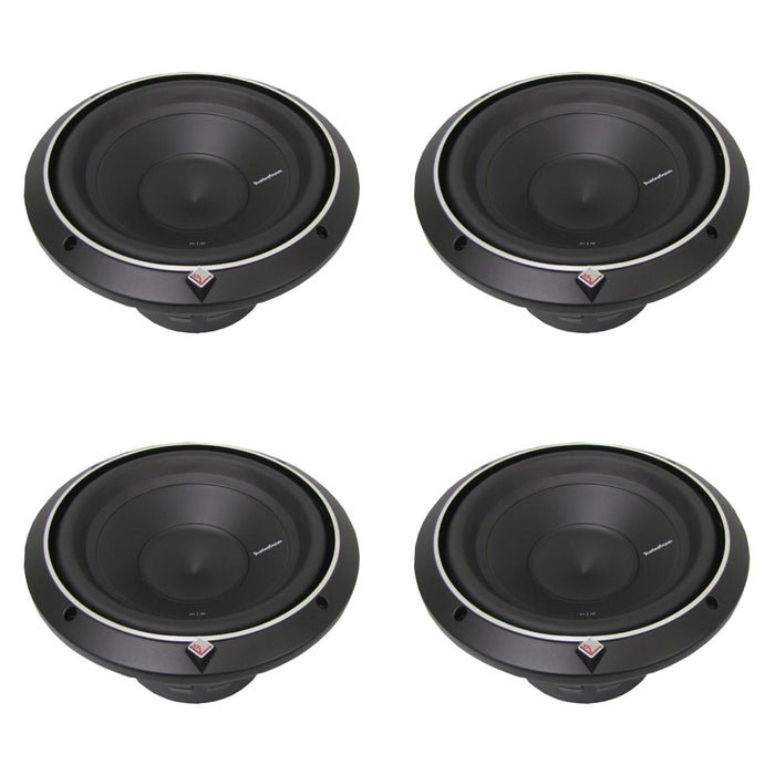 Rockford Fosgate 10" 600W 2-Ohm Punch Series Car Audio Subwoofer P2D210 4 Pack - 194505