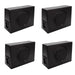 New Rockford Fosgate 10" 300 W Single Powered Subwoofer Sub Enclosure 4 Pack - 193972