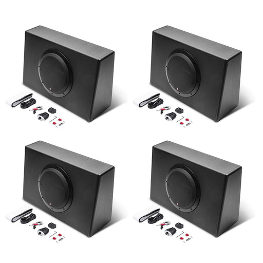 Rockford Fosgate P30010T Punch 10" 300W Powered Subwoofer Enclosure 4 Pack - 194562