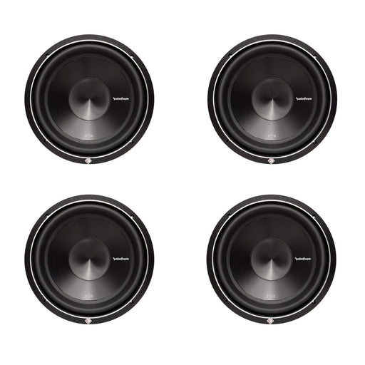 Rockford Fosgate P3D4-10 10-inch 1000 Watts DVC Car Audio Subwoofer 4 Pack - 193483