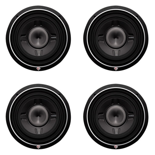 Rockford Fosgate 12" 800W Car Shallow/Slim Audio Subwoofer Sub P3SD212 4 Pack - 193899