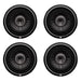 New Rockford Fosgate 10" 600 Watt Car Audio Shallow Subwoofer P3SD410 4 Pack - 194080