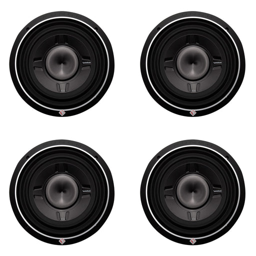 Rockford Fosgate 12 Inch 800 Watt Car Audio Shallow Subwoofer P3SD412 4 Pack - 194132