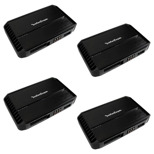 New Rockford Fosgate P600X4 600 Watt 4-Channel Class AB Car Audio Amp 4 Pack - 194258