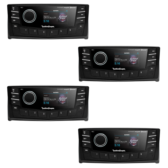 Rockford Fosgate PMX-5CAN Punch ATV Boat Satellite Digital Receiver 4 Pack - 194576