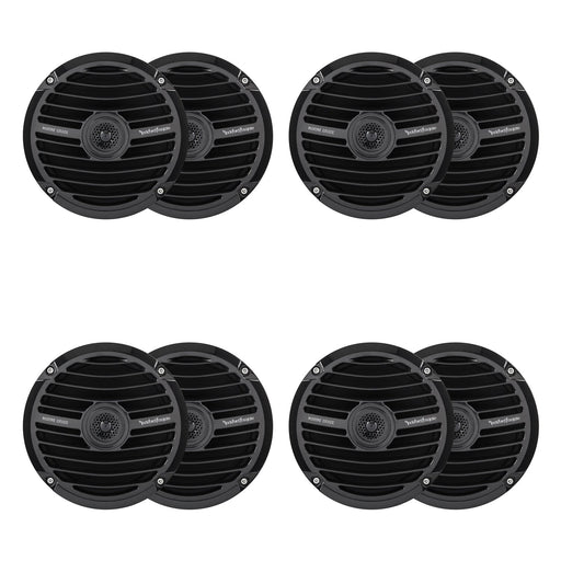 Rockford Fosgate Prime Marine 6.5" 150W 2Way Boat Full Range Speakers 4 Pack - 194518