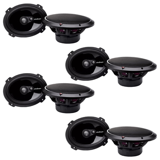 Rockford Fosgate 6x9" 400W 3-Way Full Range POWER Car Speakers PAIR 4 Pack - 194926