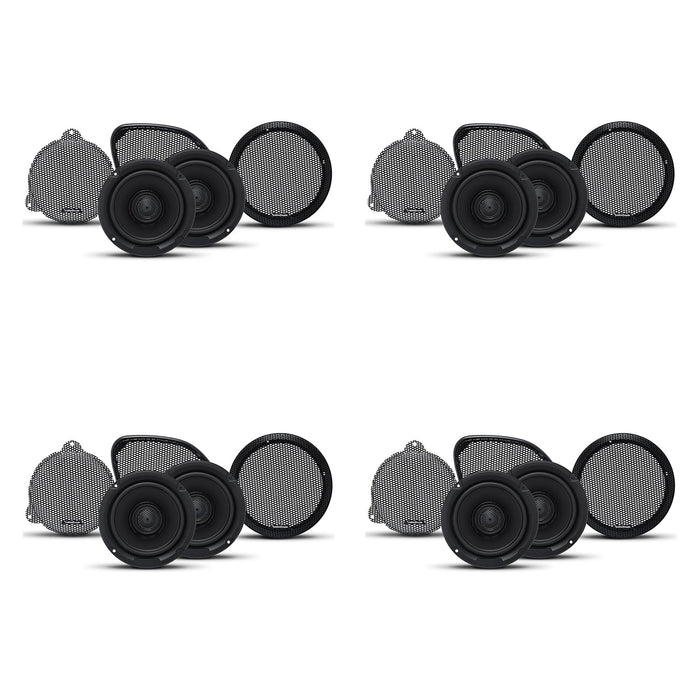 Rockford Fosgate TMS65 Power Harley Davidson 6.5" Motorcycle Speakers 4 Pack - 195671