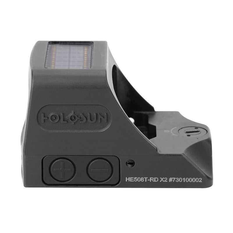 HOLOSUN Elite Red Dot Sight HE508T-RD X2 with Wearable4U Lens Cleaning Pen, Extra CR1632 Battery and W4U Lens Cleaning Cloth Bundle