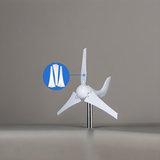 Automaxx Windmill 400W Home & Land Wind Turbine Generator Bundle Set - DB0400ABBB