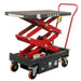 Pake Handling Tools DC Powered Double Scissor Lift Table 2000 lb Capacity 39.75 x 20.5" 19.5 - 57" Height New - PAKLT10