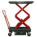 Pake Handling Tools DC Powered Double Scissor Lift Table 2000 lb Capacity 39.75 x 20.5" 19.5 - 57" Height New - PAKLT10