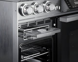 DACOR 48" Pro Dual-Fuel Steam Range, Silver Stainless Steel, Natural Gas & Liquid Propane - DOP48C96DLS-KT