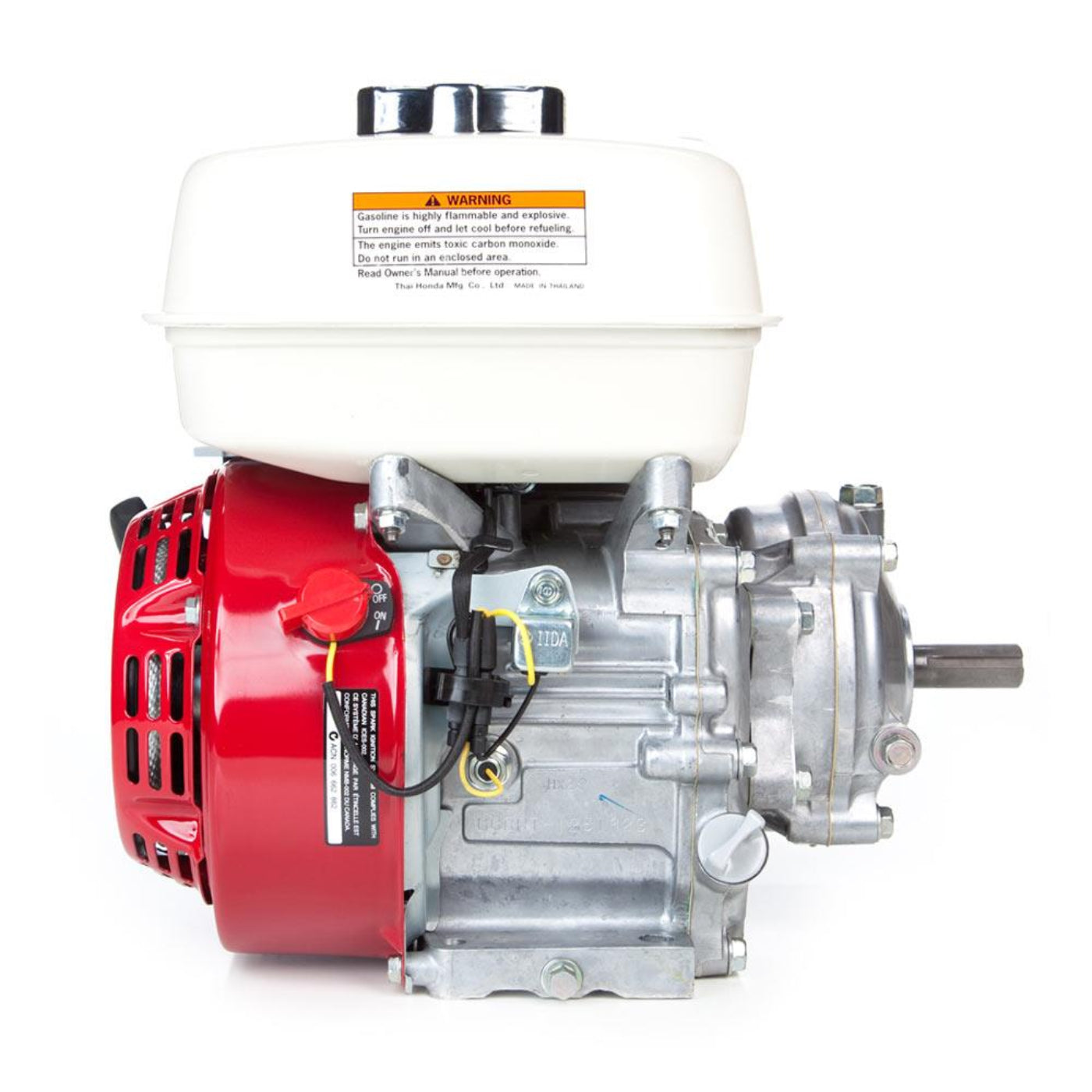 Honda Horizontal Engine with 6:1 Gear Reduction - HDA,GX160-HX2