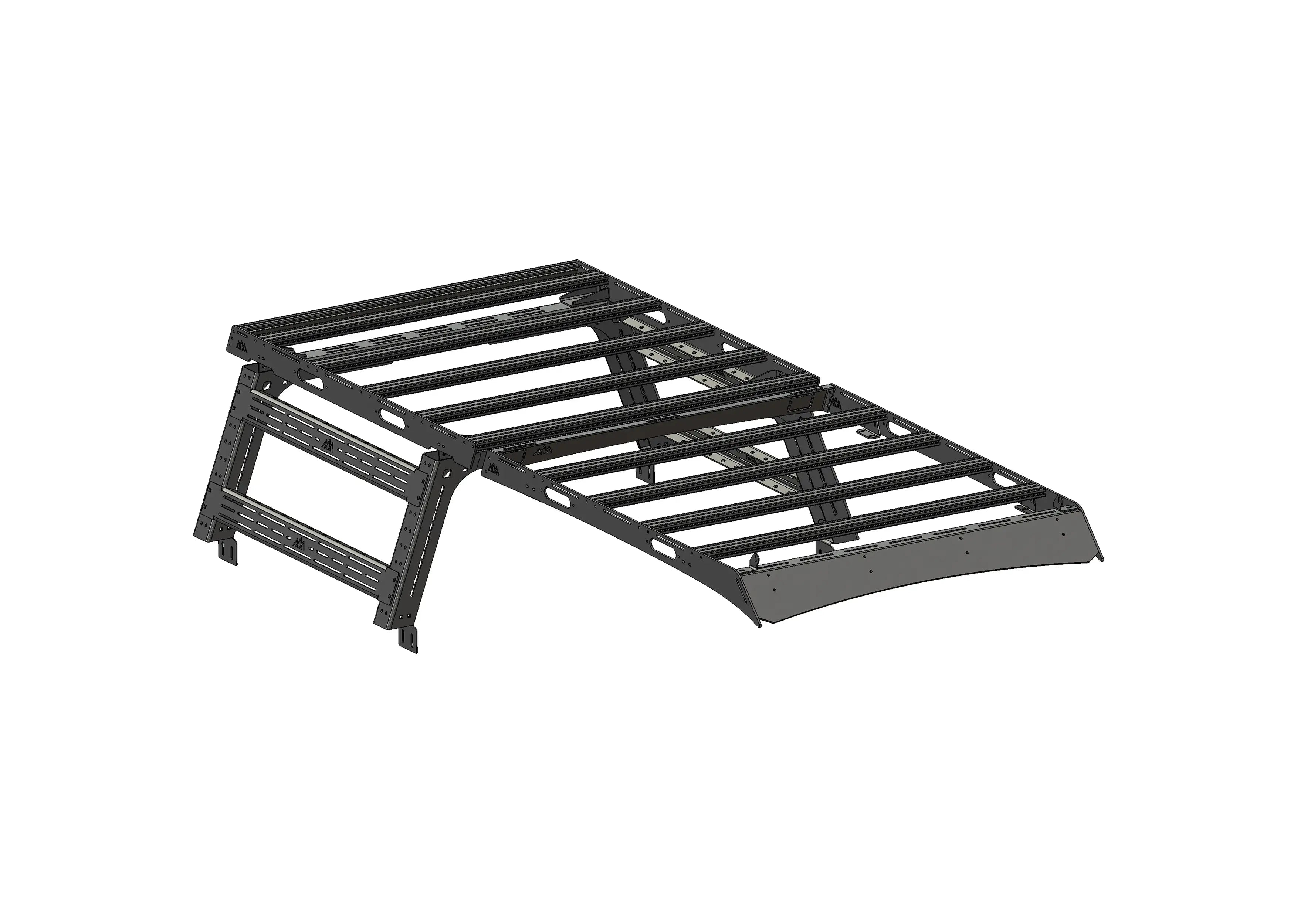 Backwoods Adventure Toyota Tacoma Bed Rack Roof Rack Bundle Deal (2024+ - BWBU-TA05