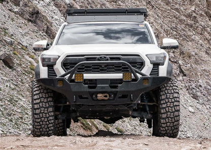 Backwoods Adventure Hi-Lite Overland Toyota Tacoma Front Bumper 4th Gen (2024-2026) [Prerunner Bull Bar] - BWTT4F-9870