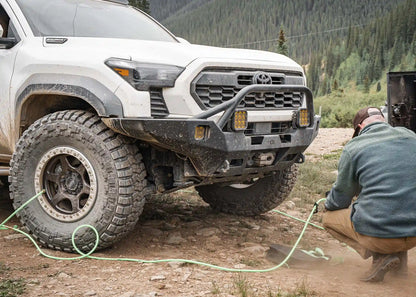 Backwoods Adventure Hi-Lite Overland Toyota Tacoma Front Bumper 4th Gen (2024-2026) [Prerunner Bull Bar] - BWTT4F-9870