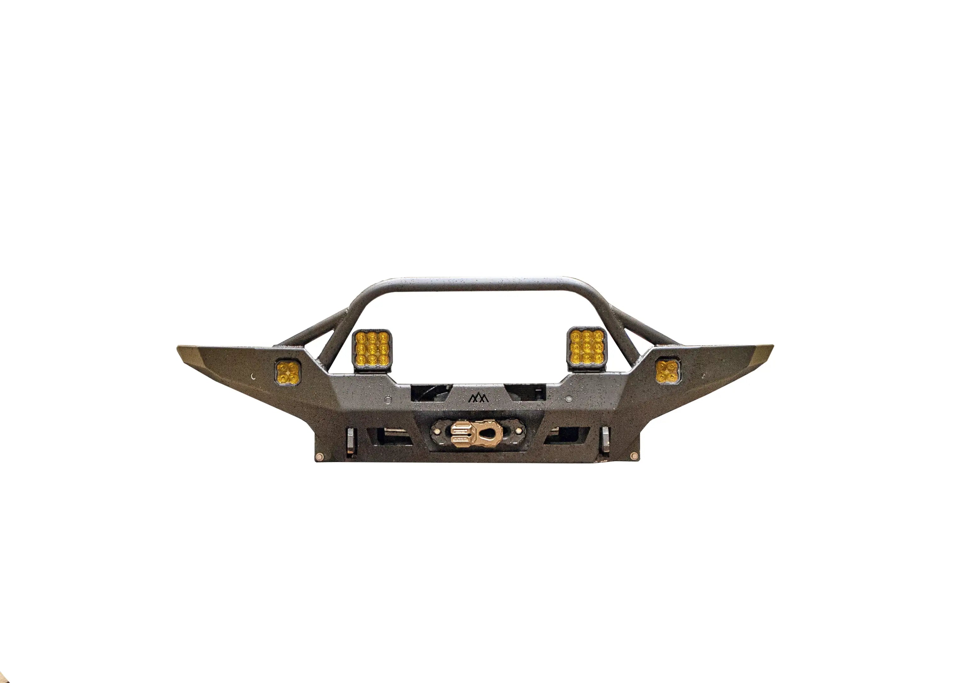 Backwoods Adventure Hi-Lite Overland Toyota Tacoma Front Bumper 4th Gen (2024-2026) [Prerunner Bull Bar] - BWTT4F-9870