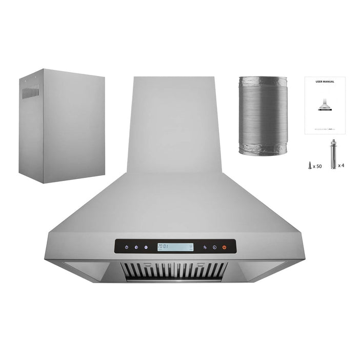 Hauslane 30-Inch Range Hood Insert with Stainless Steel Filters - IS-500SS-30