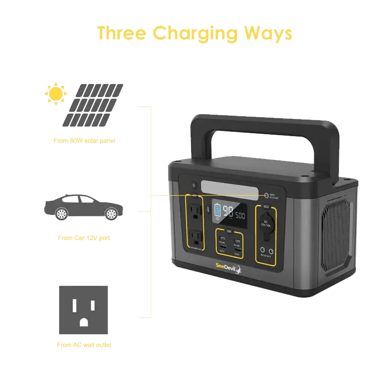 SeeDevil 500w 560Wh Portable Power Station