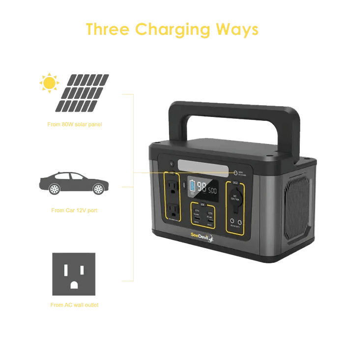 SeeDevil 500w 560Wh Portable Power Station