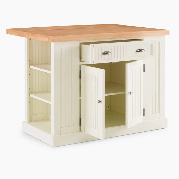 Homestyles Nantucket Off-White Kitchen Island 5022-94N